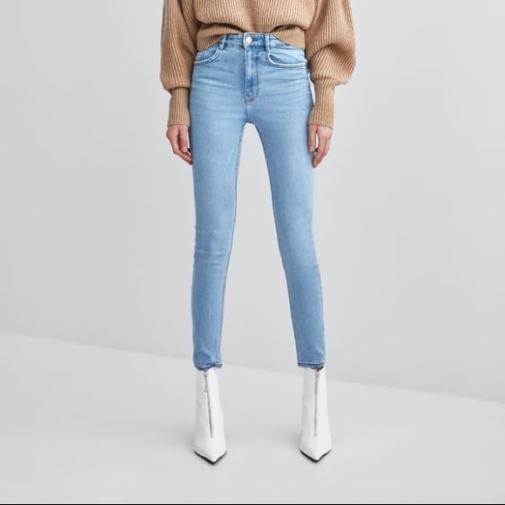 ZARA VINTAGE HI-RISE SKINNY JEGGING